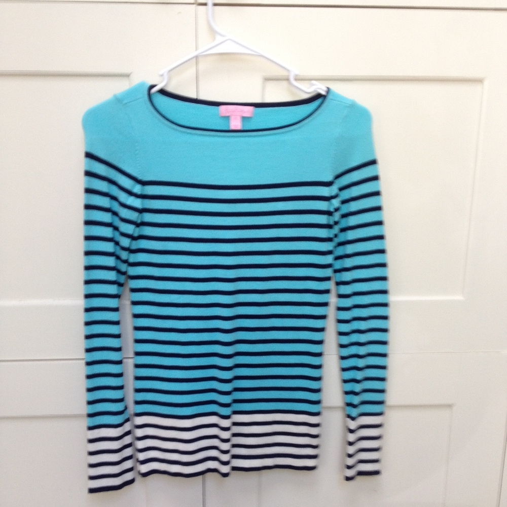 Lily Pulitzer Lightweight Striped Sweater